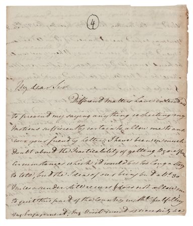 Lot #159 William Wilberforce Autograph Letter