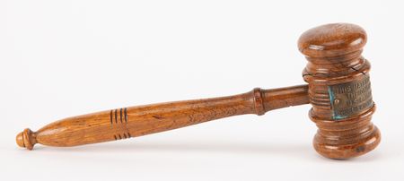 Lot #359 USS Constitution 1927 Restoration Hull Wood Gavel Gavel - Image 2