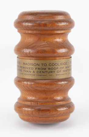 Lot #329 White House 1927 Wood Relic Gavel Gavel - Image 4