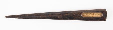 Lot #357 Horatio Nelson: HMS Victory Wooden Artifact Letter Opener - Image 1