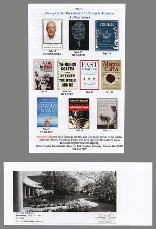Lot #45 Jimmy Carter (3) Signed Books: Nobel Peace Prize Lecture, The Hornet?s Nest, and Beyond the White House - Image 6