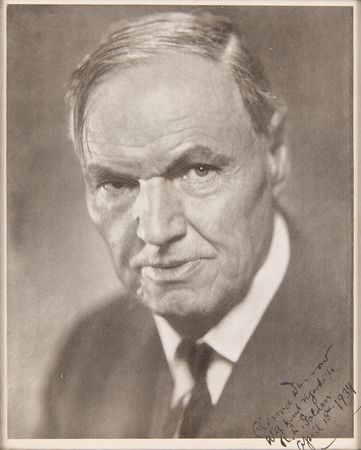 Lot #258 Clarence Darrow Signed Photograph