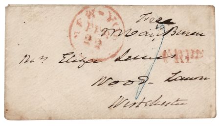 Lot #139 Martin Van Buren Signed Free Frank