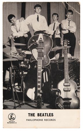 Lot #636 Beatles Signed 1963 Parlophone Promo Card - Image 3