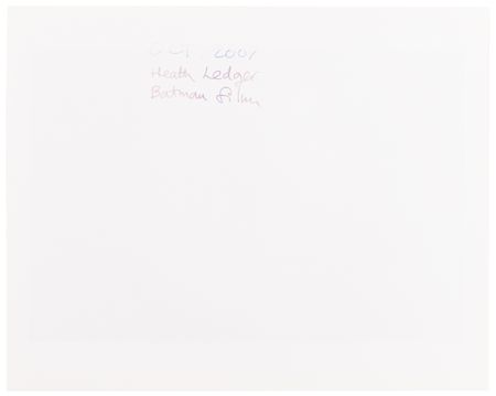 Lot #781 Heath Ledger Signed Photograph as The Joker - Image 2