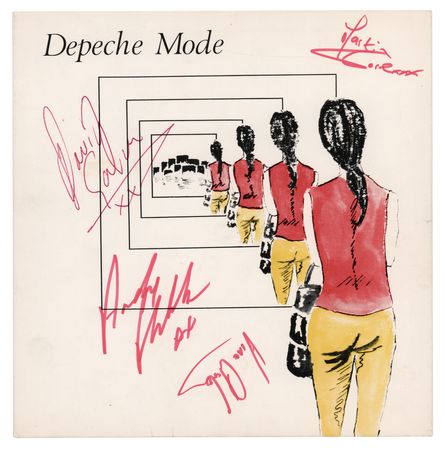 Lot #689 Depeche Mode Signed 45 RPM Single Record
