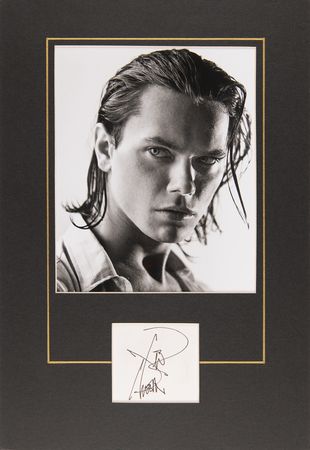 Lot #892 River Phoenix Signature