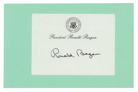 Lot #108 Ronald Reagan Signature - Image 2