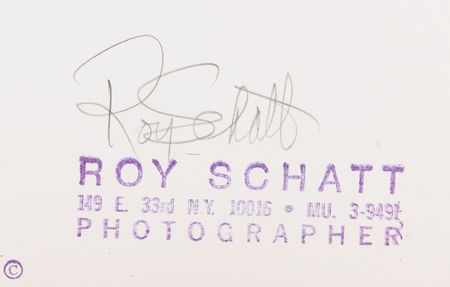 Lot #881 Steve McQueen Original Photograph by Roy Schatt - Image 2