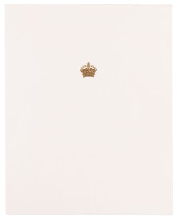 Lot #264 Elizabeth, Queen Mother Signed Christmas Card (1973) - Image 2