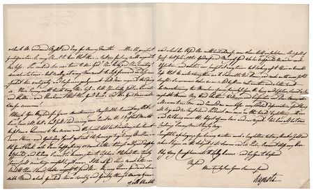 Lot #290 King George III Children (3) Autograph Letters Signed: Princess Augusta Sophia and Princes Adolphus and Augustus Frederick - Image 3