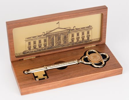 Lot #126 Donald Trump Ceremonial White House Key
