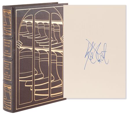 Lot #621 Kurt Vonnegut Signed Book - Hocus Pocus - Image 1