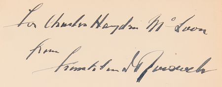 Lot #110 Franklin D. Roosevelt Signed Book - The Public Papers and Addresses - Image 2