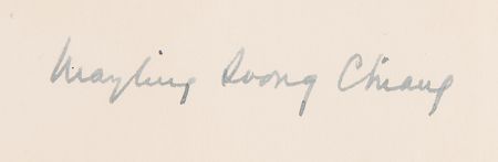 Lot #250 Madame Chiang Kai-shek Signed Book - Selected Speeches, 1958-1959 - Image 2