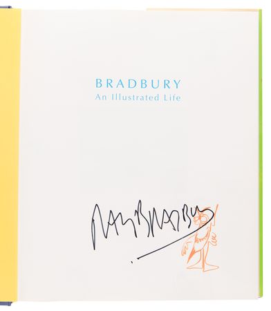 Lot #585 Ray Bradbury Signed Book - An Illustrated Life - Image 4