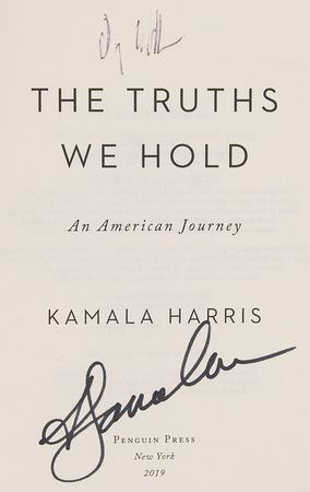 Lot #71 Kamala Harris and Doug Emhoff Signed Book - Image 2