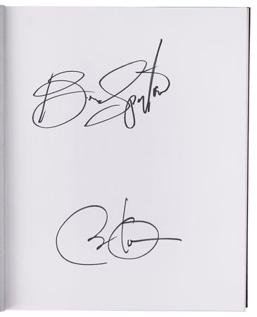 Lot #104 Barack Obama and Bruce Springsteen Signed Book - Renegades: Born in the USA - Image 4
