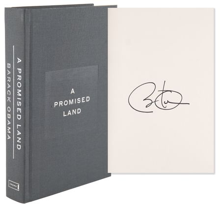 Lot #103 Barack Obama Signed Book - A Promised Land - Image 1