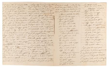 Lot #571 Unification of Italy Letter and Poem Collection from Patriots Arnaldo Fusinato, Giuseppe Mazzini, Cesare Battisti, and Others - Image 6