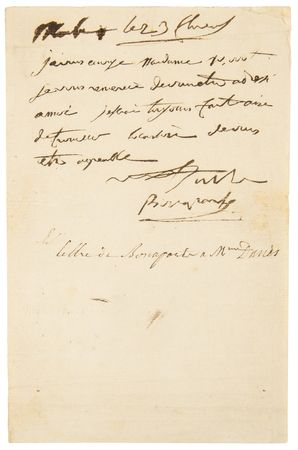 Lot #339 Napoleon Rare Autograph Letter Signed 