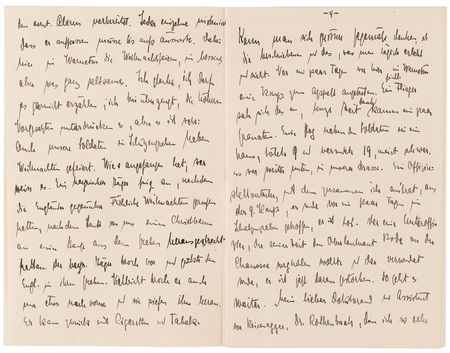 Lot #197 Otto Hahn War-Dated 24-Page Autograph Letter Signed from the Western Front, Sending Holiday Wishes and News of the ?Christmas Truce? Miracle - Image 6