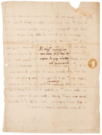Lot #563 Baldassare Castiglione War-Dated Letter Signed (1524) - Image 4
