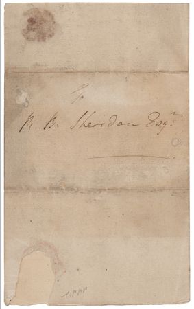 Lot #907 Sarah Siddons Autograph Letter Signed to R. B. Sheridan - Image 2