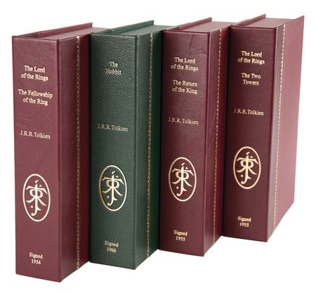 Lot #578 J. R. R. Tolkien (4) Signed Books - The Hobbit and the Lord of the Rings Trilogy - Image 14