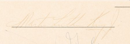Lot #175 Martin Luther King, Jr. and Civil Rights Leaders Signed Certificate to Hon. James O'Hara, for 