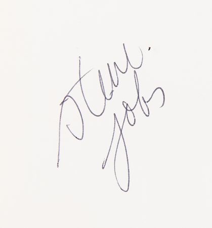 Lot #199 Steve Jobs Signed Seybold Seminar Guide Page - PSA NM-MT 8 - Image 3