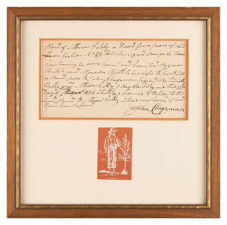 Lot #174 John 'Johnny Appleseed' Chapman Autograph
