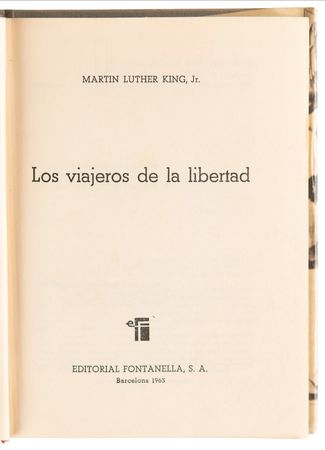 Lot #173 Martin Luther King, Jr. Signed Contract for a Spanish Version of 'Stride Toward Freedom,' with His Literary Agent's File Copy of the Book - Image 8