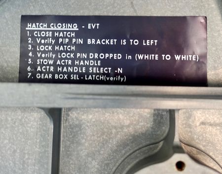 Lot #6405 Apollo Lunar Module Overhead Hatch - Image 3
