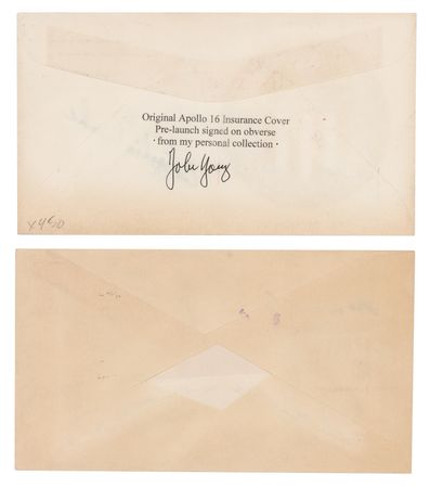 Lot #6343 Apollo 16 (2) Signed Insurance and 'Splashdown' Covers - Image 2