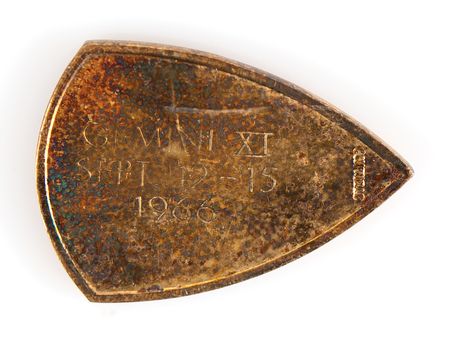 Lot #6035 Gemini 11 Flown Fliteline Medallion -  From the Personal Collection of Charles Conrad - Image 2