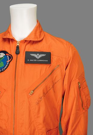 Lot #6076 Walt Cunningham Signed USAF K-2B Flight Suit - Image 3