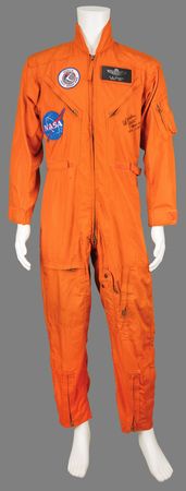 Lot #6322 Al Worden Signed Type CWU-28/P Flight Suit - Image 1