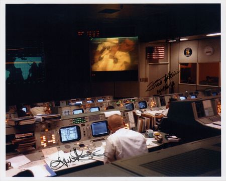 Lot #6271 Fred Haise and Gene Kranz Signed