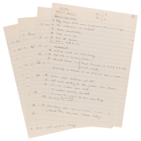 Lot #6110 Gordon Cooper's Apollo 10 Training and Checkups Notebook, Used Extensively by the Mission's Backup Commander - Image 12