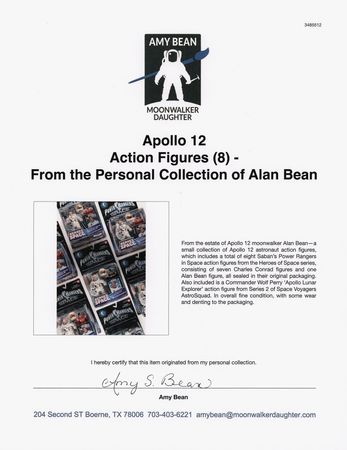 Lot #6189 Apollo 12 Action Figures (8) - From the Personal Collection of Alan Bean - Image 5