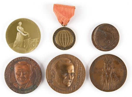 Lot #6230 Russian Medallions (6) - From the Personal Collection of Alan Bean - Image 1