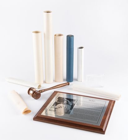 Lot #6199 Awards and Certificates (11) - From the