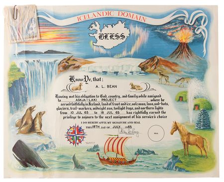 Lot #6199 Awards and Certificates (11) - From the Personal Collection of Alan Bean - Image 3