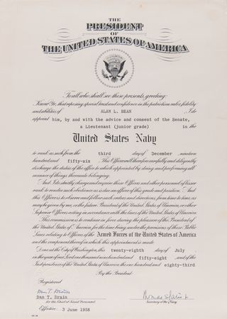 Lot #6221 Military Appointment Group Lot (5) - From the Personal Collection of Alan Bean - Image 3