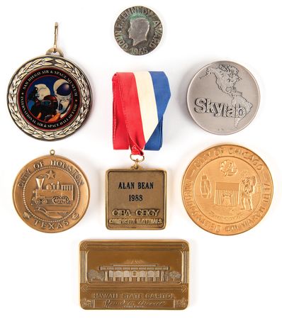 Lot #6184 Honorary Awards (13) - From the Personal Collection of Alan Bean - Image 1
