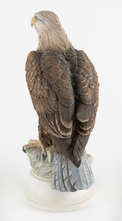 Lot #6205 Ceramic Bald Eagle Figurine - From the Personal Collection of Alan Bean - Image 3