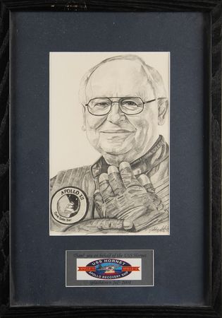 Lot #6227 Portrait Drawings (2) from USS Hornet Museum 'Splashdown 2004' Festival - From the Personal Collection of Alan Bean - Image 2