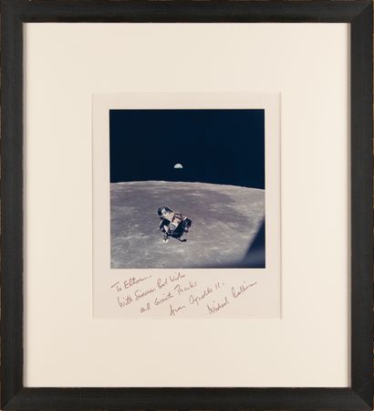 Lot #6117 Apollo 11 Signed Photographs Presented to a Member of the 'Giant Leap' World Tour Team - Image 6