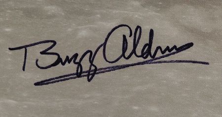 Lot #6154 Apollo 11: Buzz Aldrin and Michael Collins Signed Print - Image 3